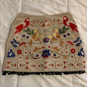 Altar'd state linen mini skirt